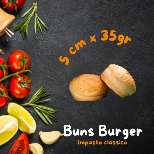 40pz | Panino Buns "d5" | impasto Classico