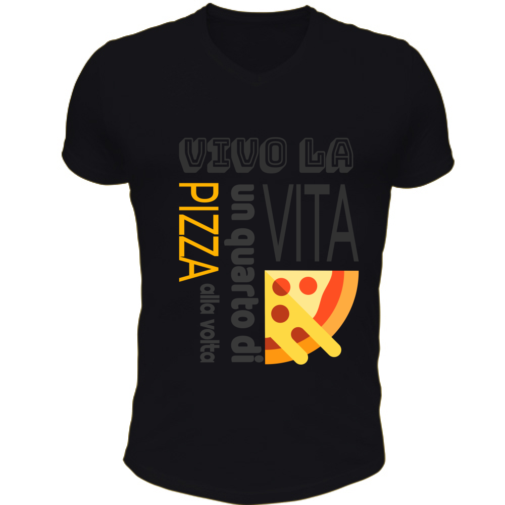 T-Shirt Unisex | Scollo V | Per veri Pizzaioli