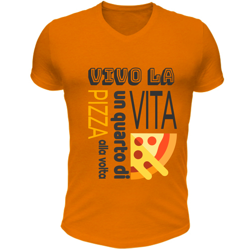 T-Shirt Unisex | Scollo V | Per veri Pizzaioli