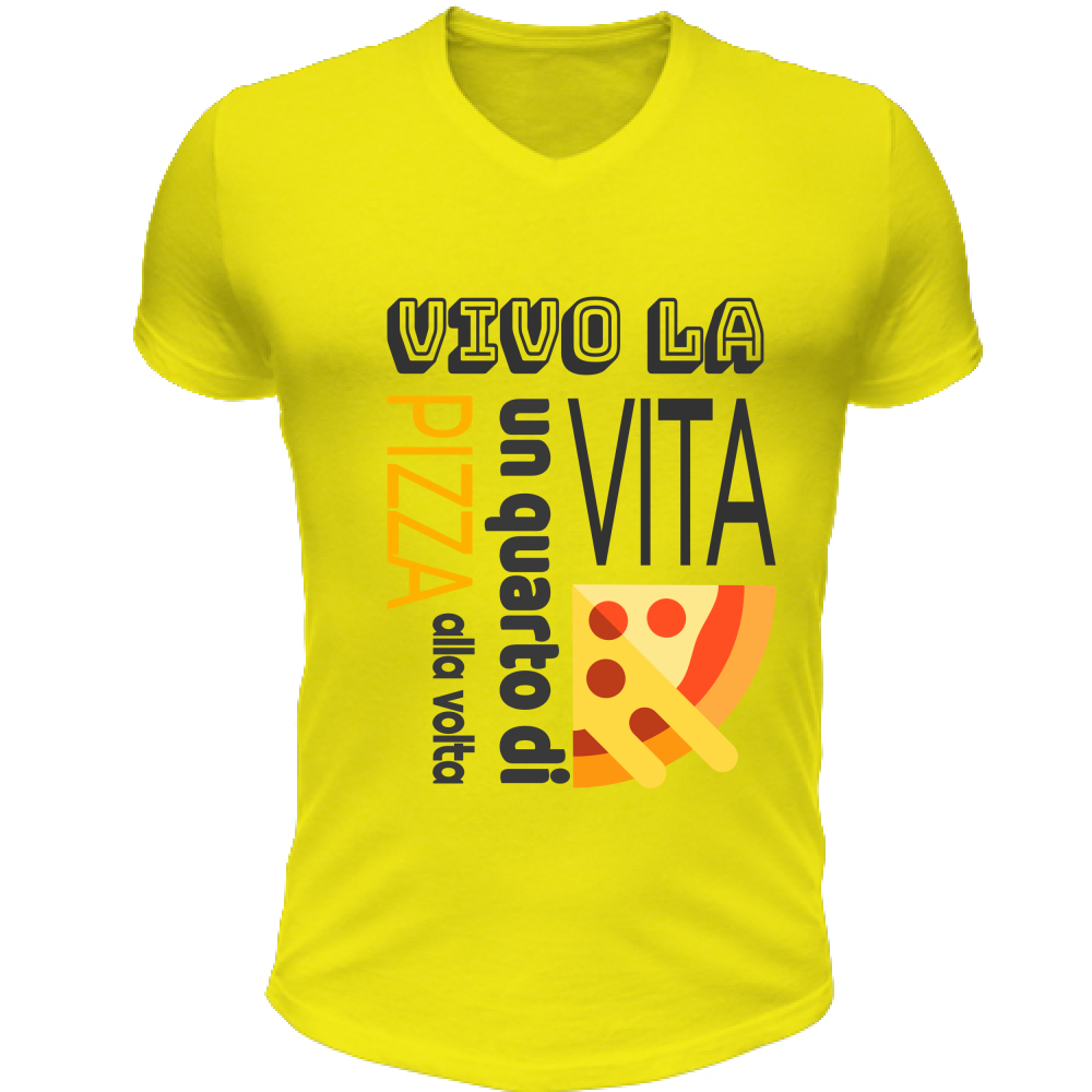 T-Shirt Unisex | Scollo V | Per veri Pizzaioli