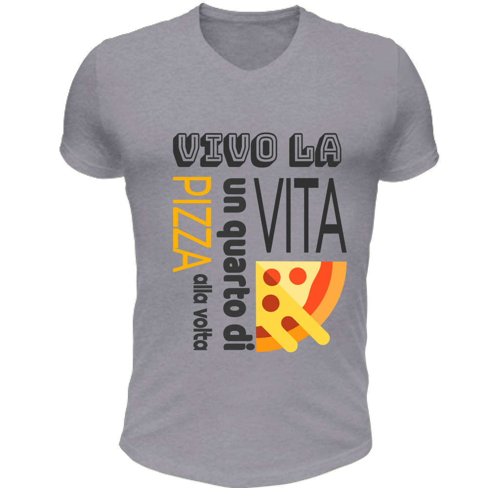 T-Shirt Unisex | Scollo V | Per veri Pizzaioli