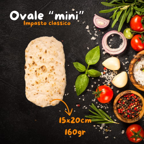 60pz | Ovale "mini" | impasto Classico