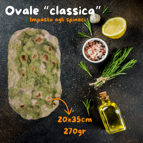 ovale classica impasto agli spinaci