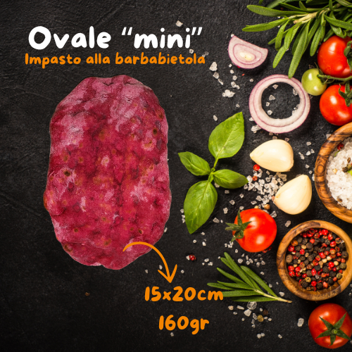 ovale mini - impasto alla barbabietola