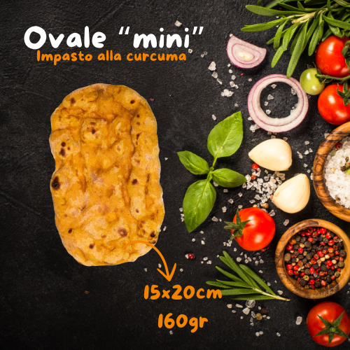 ovale mini - impasto alla curcuma