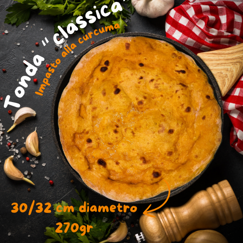 tonda classica impasto alla curcuma